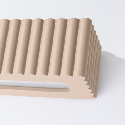 Væglampe RIGATA 1xE27/15W/230V keramik/taupe