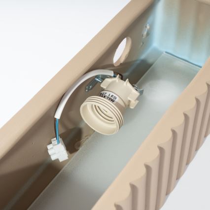 Væglampe RIGATA 1xE27/15W/230V keramik/taupe