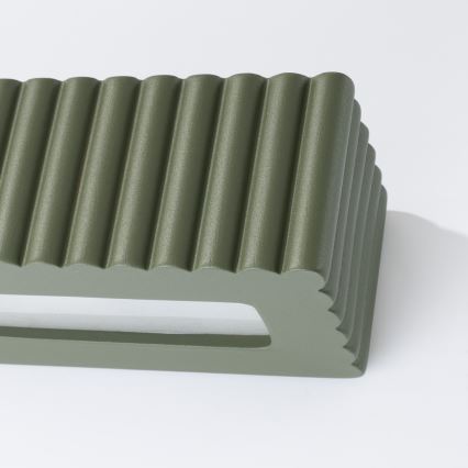 Væglampe RIGATA 1xE27/15W/230V keramisk/grøn