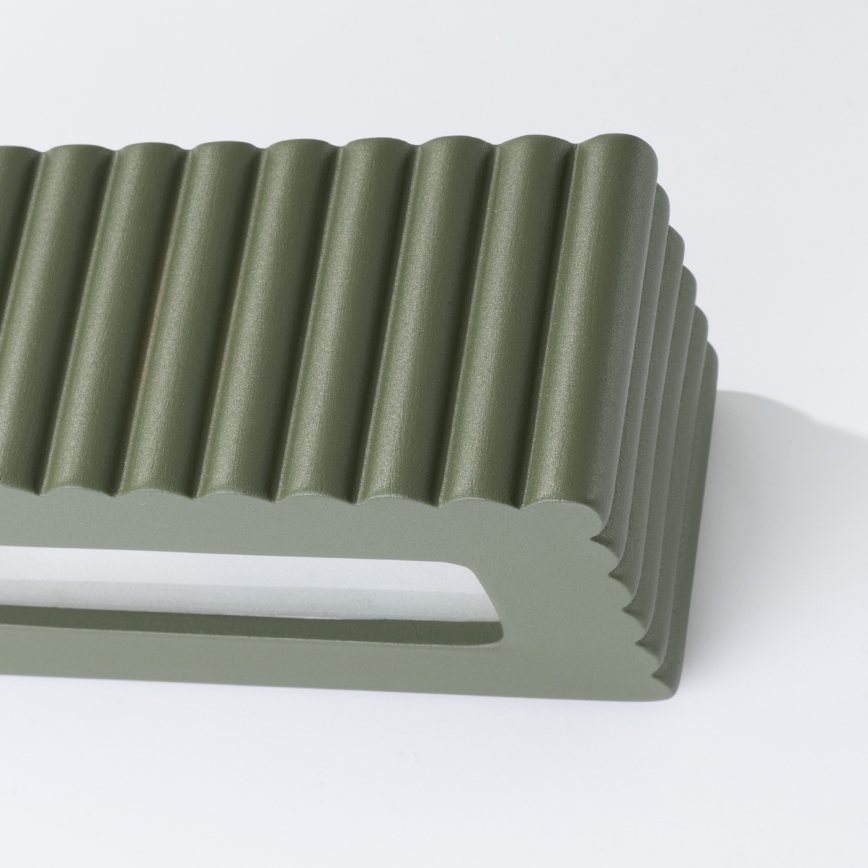 Væglampe RIGATA 1xE27/15W/230V keramisk/grøn