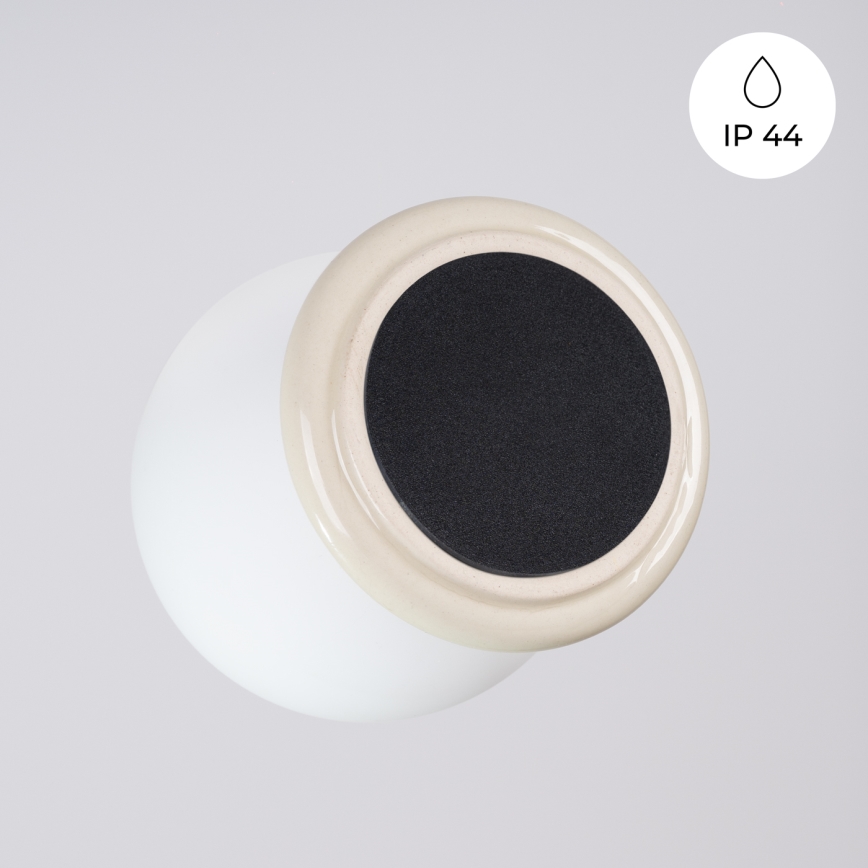 Badeværelses væglampe ZORI 1xG9/8W/230V IP44 beige