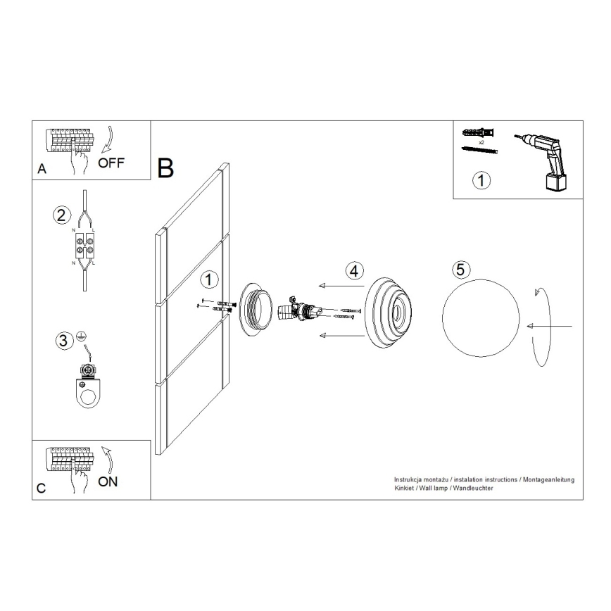 Væglampe til badeværelset ZORI 1xG9/8W/230V IP44 grøn
