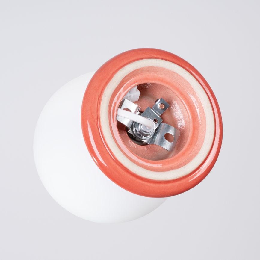 Badeværelses væglampe ZORI 1xG9/8W/230V IP44 rosa