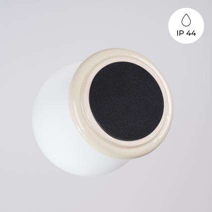 Badeværelsesloftlampe ZORI 1xG9/8W/230V Ø 12 cm IP44 beige