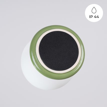 Badeværelsesloftlampe ZORI 1xG9/8W/230V Ø12 cm IP44 grøn