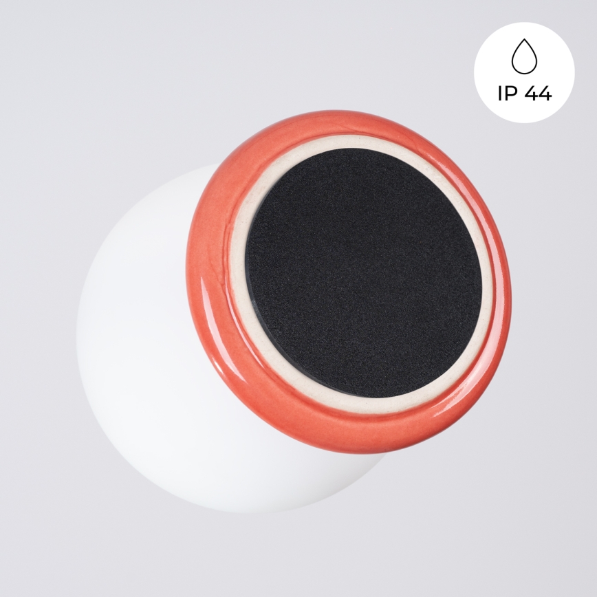 Badeværelsesloftlampe ZORI 1xG9/8W/230V Ø 12 cm IP44 rosa