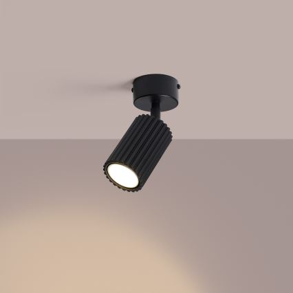 Spotlampe KARBON 1xGU10/10W/230V sort