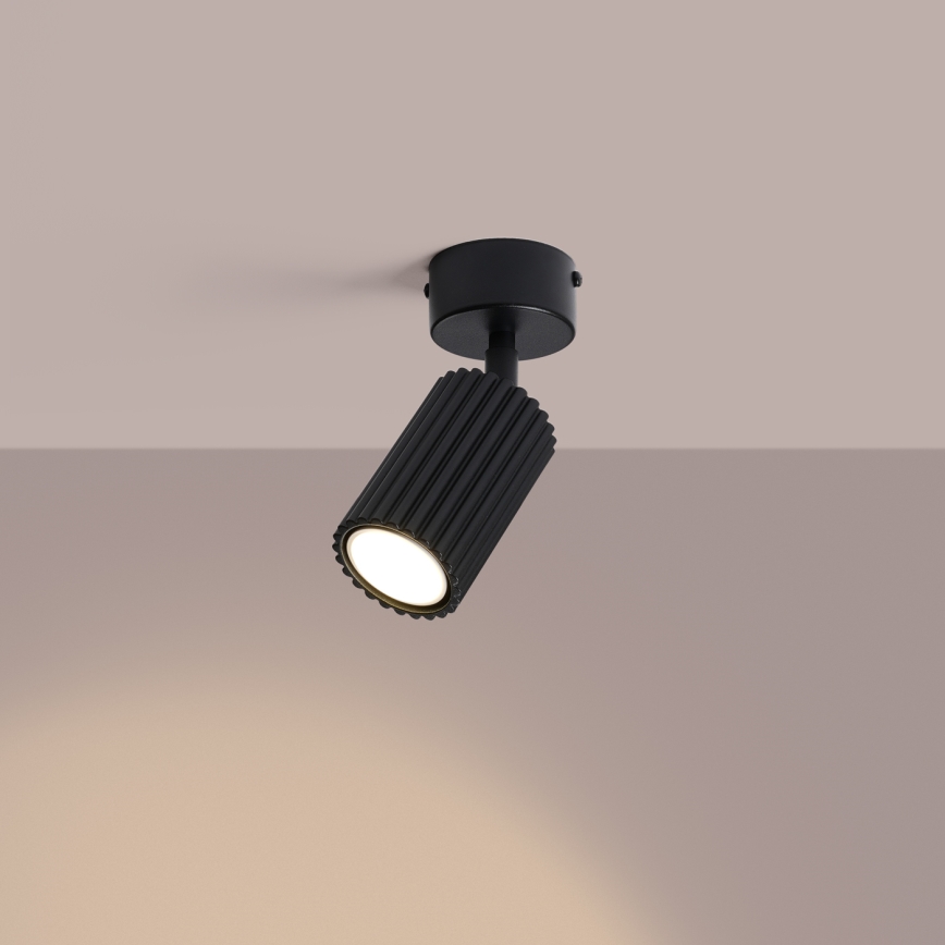 Spotlampe KARBON 1xGU10/10W/230V sort