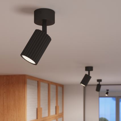 Spotlampe KARBON 1xGU10/10W/230V sort