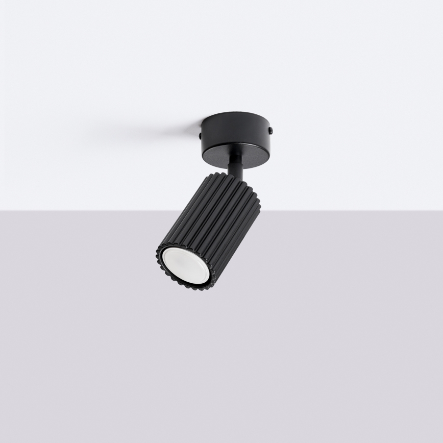 Spotlampe KARBON 1xGU10/10W/230V sort