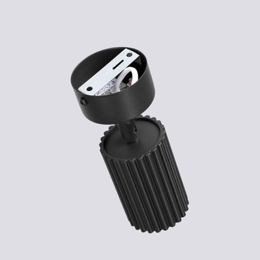 Spotlampe KARBON 1xGU10/10W/230V sort