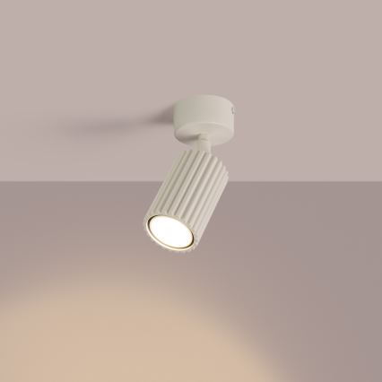 KARBON spotlampe 1xGU10/10W/230V cremefarvet