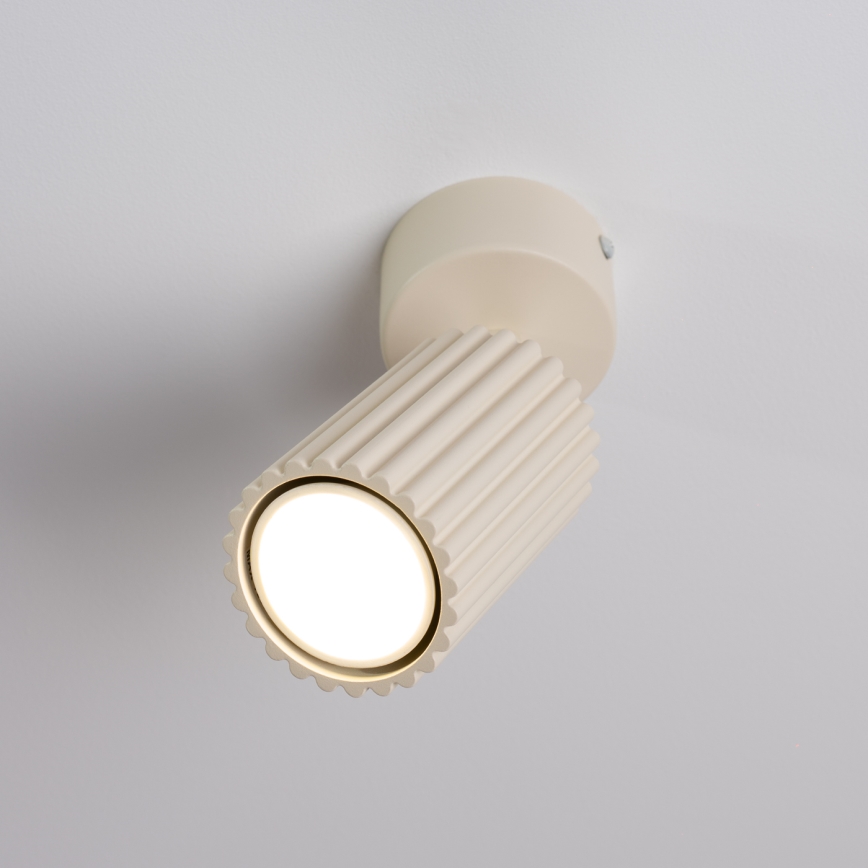KARBON spotlampe 1xGU10/10W/230V cremefarvet