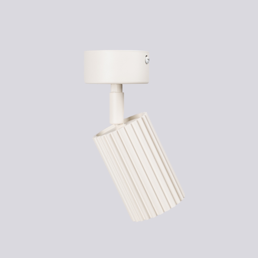 KARBON spotlampe 1xGU10/10W/230V cremefarvet