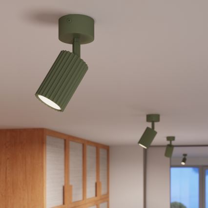 Spotlampe KARBON 1xGU10/10W/230V grøn