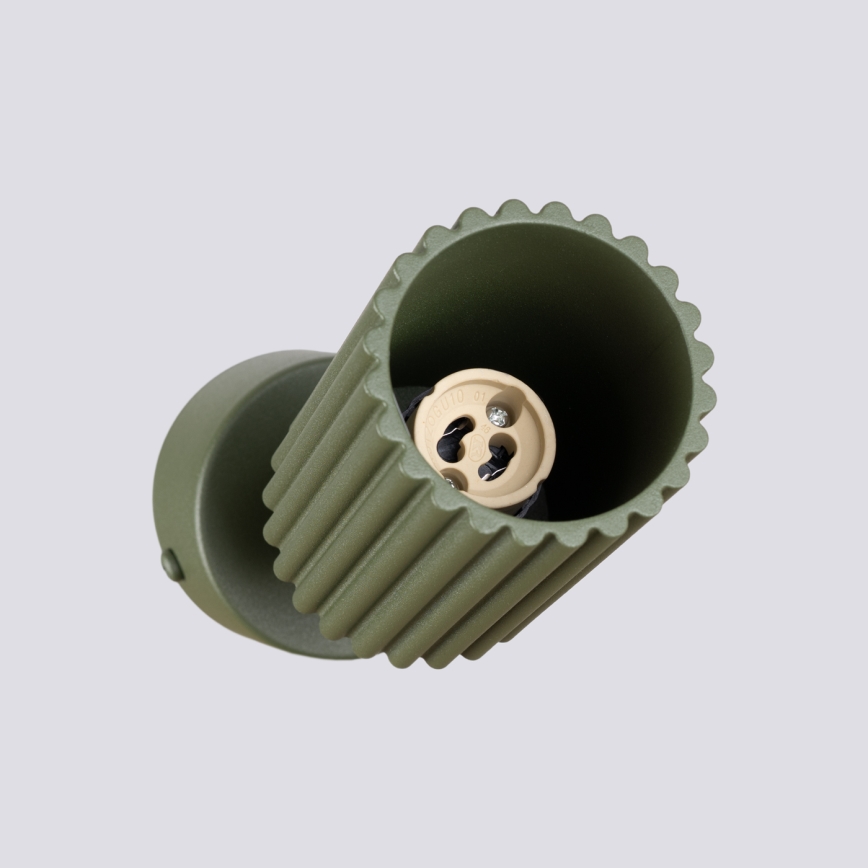 Spotlampe KARBON 1xGU10/10W/230V grøn
