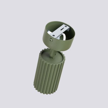 Spotlampe KARBON 1xGU10/10W/230V grøn