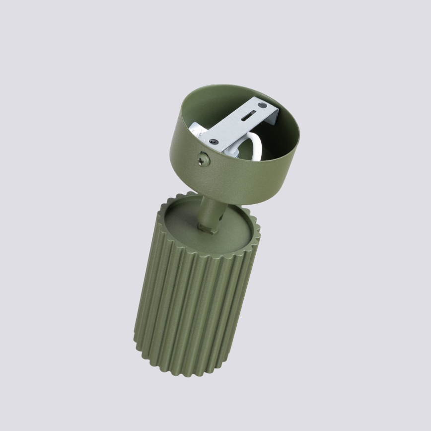 Spotlampe KARBON 1xGU10/10W/230V grøn
