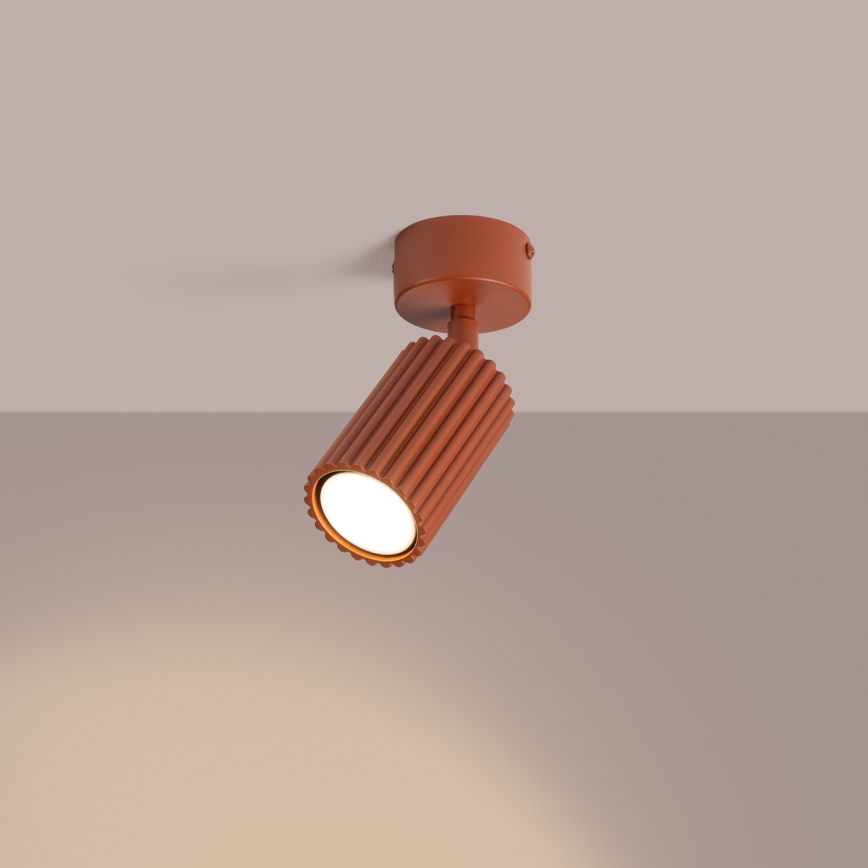 Spotarmatur KARBON 1xGU10/10W/230V orange