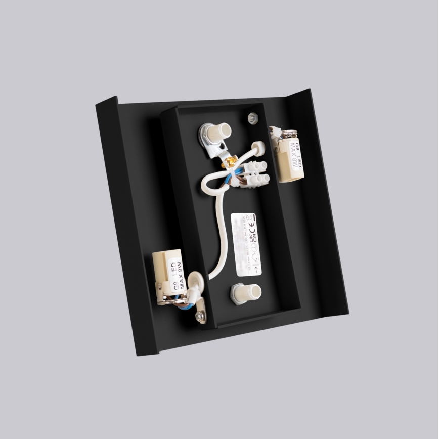 Væglampe VANTA 2xG9/8W/230V sort