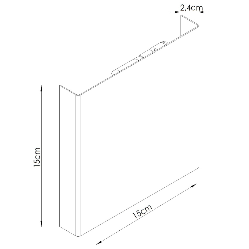 Væglampe VANTA 2xG9/8W/230V sort