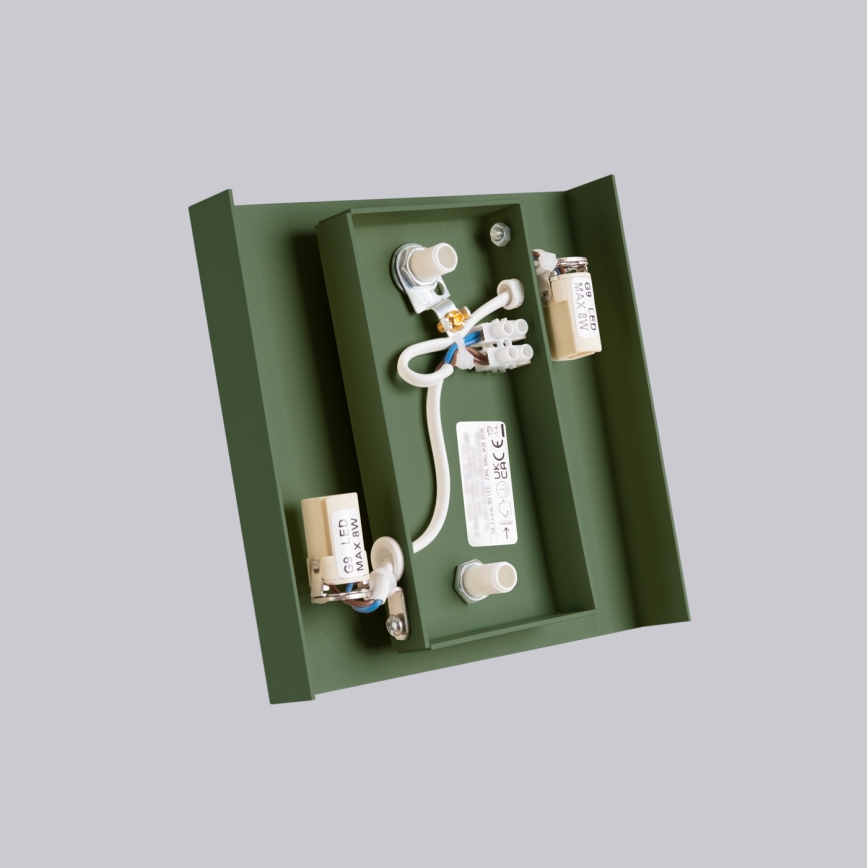 Væglampe VANTA 2xG9/8W/230V grøn