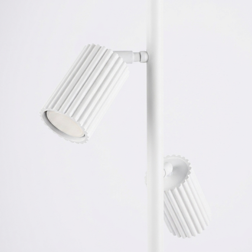 Gulvlampe KARBON 3xGU10/10W/230V hvid