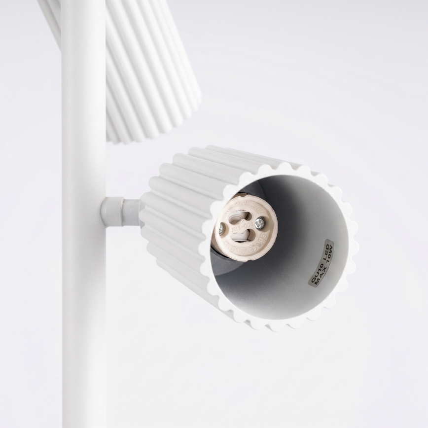 Gulvlampe KARBON 3xGU10/10W/230V hvid