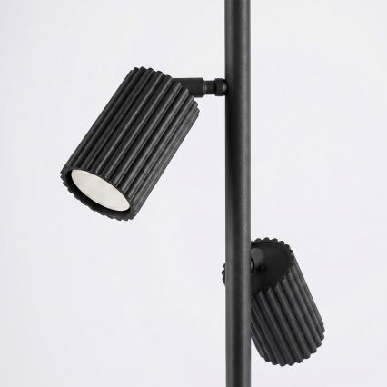 Gulvlampe KARBON 3xGU10/10W/230V sort