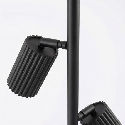 Gulvlampe KARBON 3xGU10/10W/230V sort