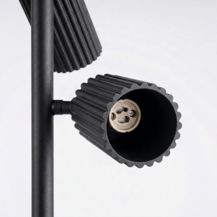 Gulvlampe KARBON 3xGU10/10W/230V sort