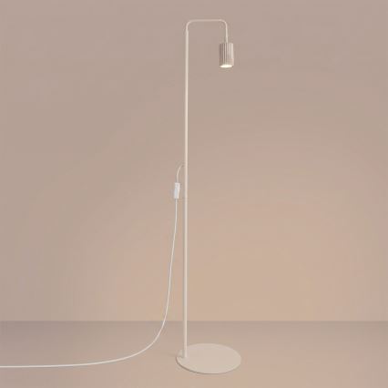 Gulvlampe KARBON 1xGU10/10W/230V cremefarvet