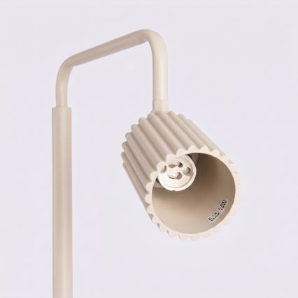 Gulvlampe KARBON 1xGU10/10W/230V cremefarvet
