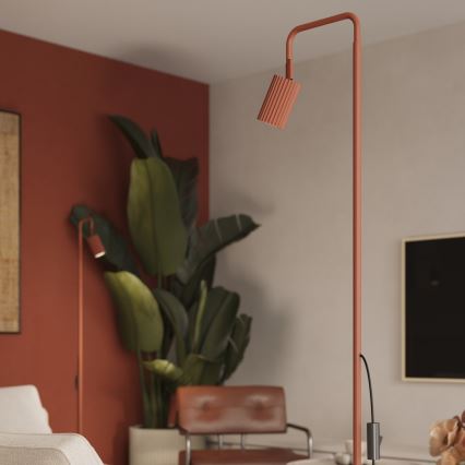 Gulvlampe KARBON 1xGU10/10W/230V orange