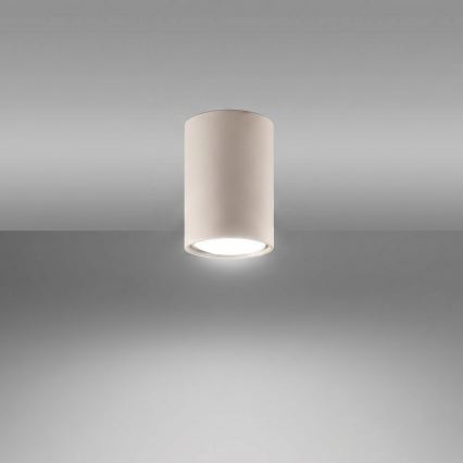 Spotlampe LAGOS 1xGU10/10W/230V 10 cm cremefarvet