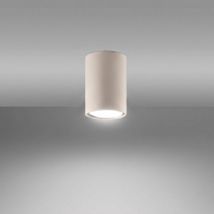 Spotlampe LAGOS 1xGU10/10W/230V 10 cm cremefarvet