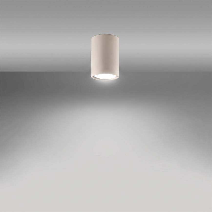 Spotlampe LAGOS 1xGU10/10W/230V 10 cm cremefarvet