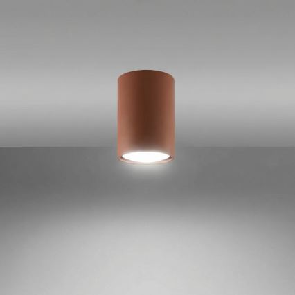 Spotlampe LAGOS 1xGU10/10W/230V 10 cm brun