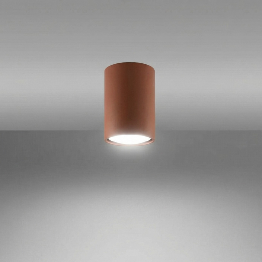Spotlampe LAGOS 1xGU10/10W/230V 10 cm brun