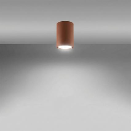 Spotlampe LAGOS 1xGU10/10W/230V 10 cm brun