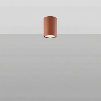 Spotlampe LAGOS 1xGU10/10W/230V 10 cm brun