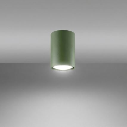 Spotlampe LAGOS 1xGU10/10W/230V 10 cm grøn