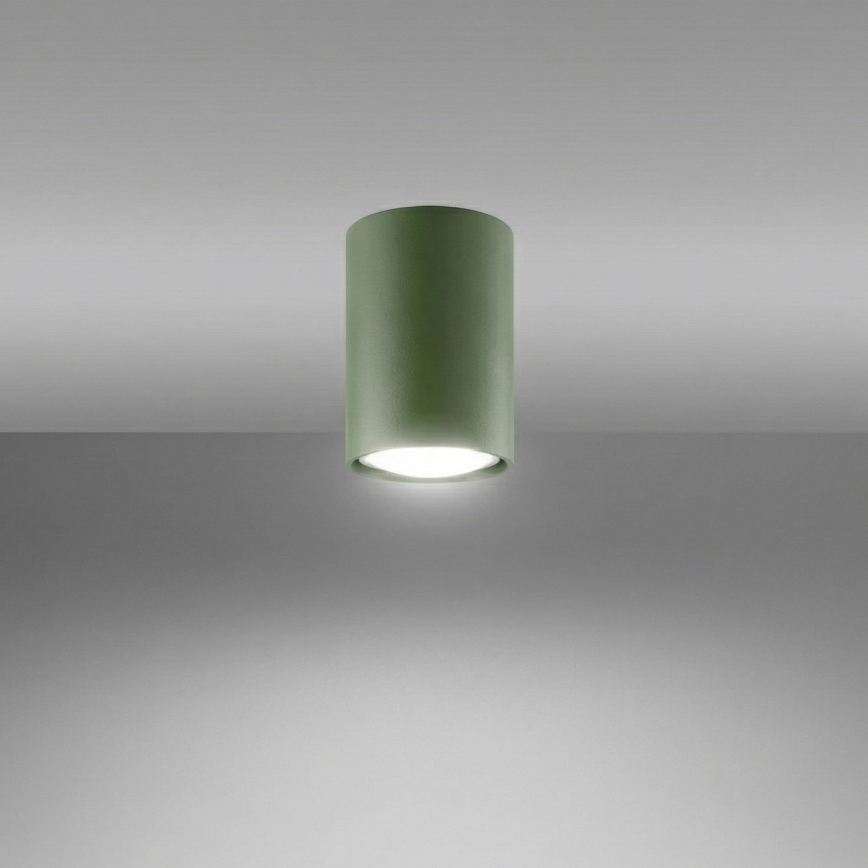 Spotlampe LAGOS 1xGU10/10W/230V 10 cm grøn