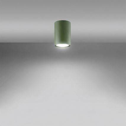Spotlampe LAGOS 1xGU10/10W/230V 10 cm grøn