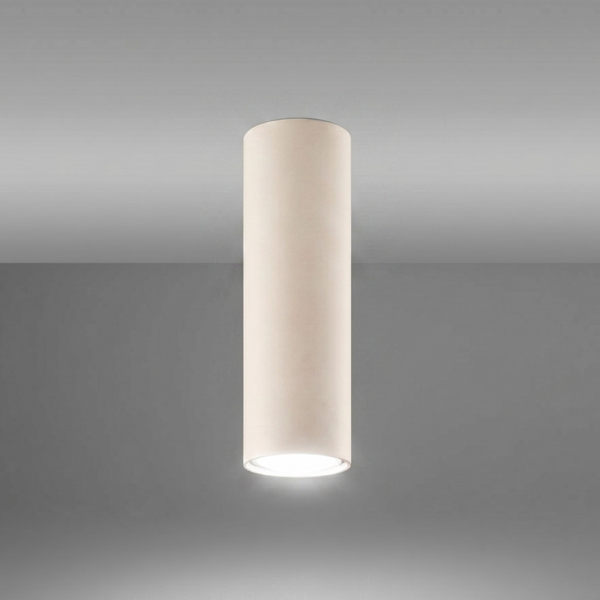 Spotlampe LAGOS 1xGU10/10W/230V 20 cm cremefarvet