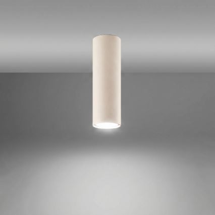 Spotlampe LAGOS 1xGU10/10W/230V 20 cm cremefarvet