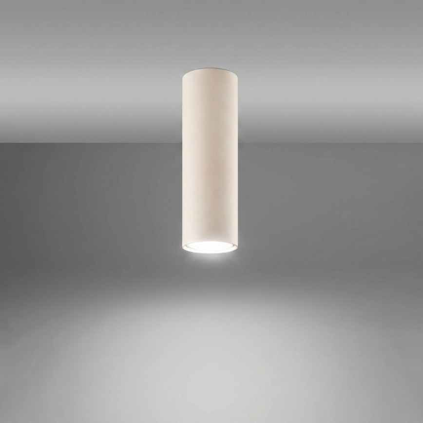 Spotlampe LAGOS 1xGU10/10W/230V 20 cm cremefarvet