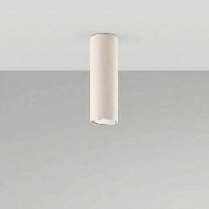 Spotlampe LAGOS 1xGU10/10W/230V 20 cm cremefarvet