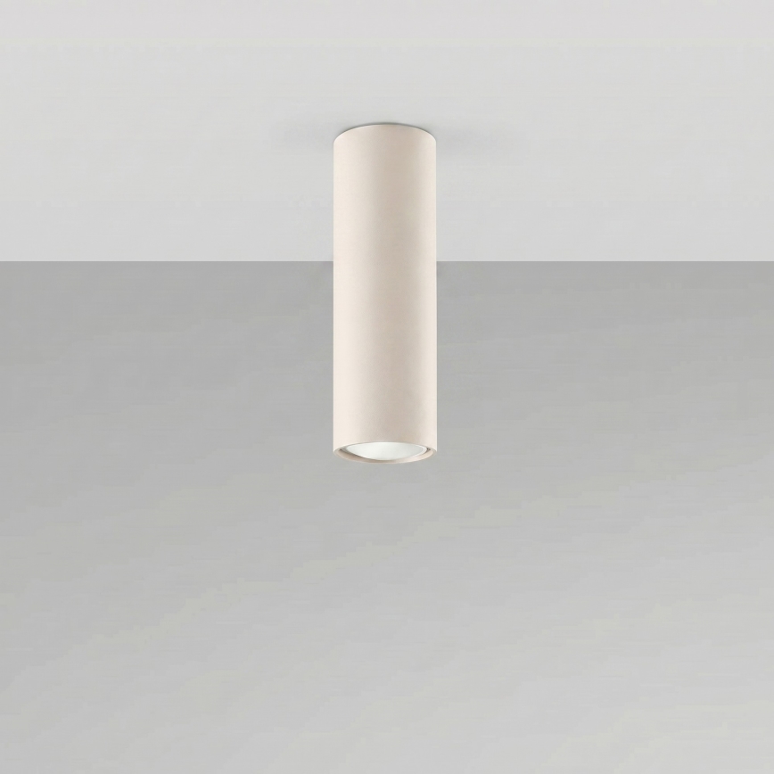 Spotlampe LAGOS 1xGU10/10W/230V 20 cm cremefarvet