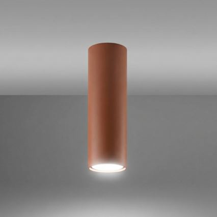 Spotlampe LAGOS 1xGU10/10W/230V 20 cm brun